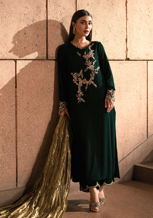 Emerald Jewel of the East Velvet Set