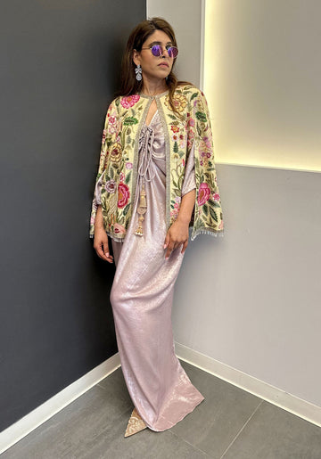 Silk Asymmetric Cape