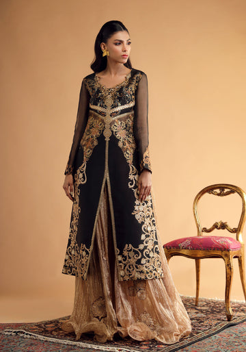 Regal Black Long Shirt