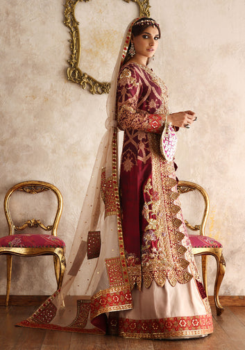 Mughal Opulence Inspired Silk Outfit