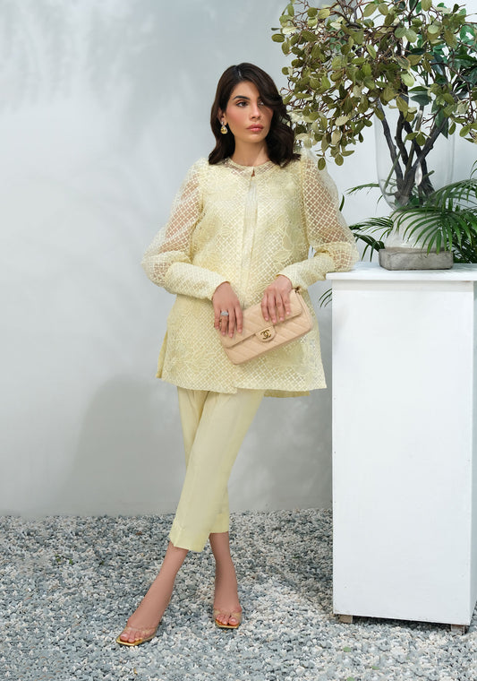 Lemon Rose Jacket with Pants