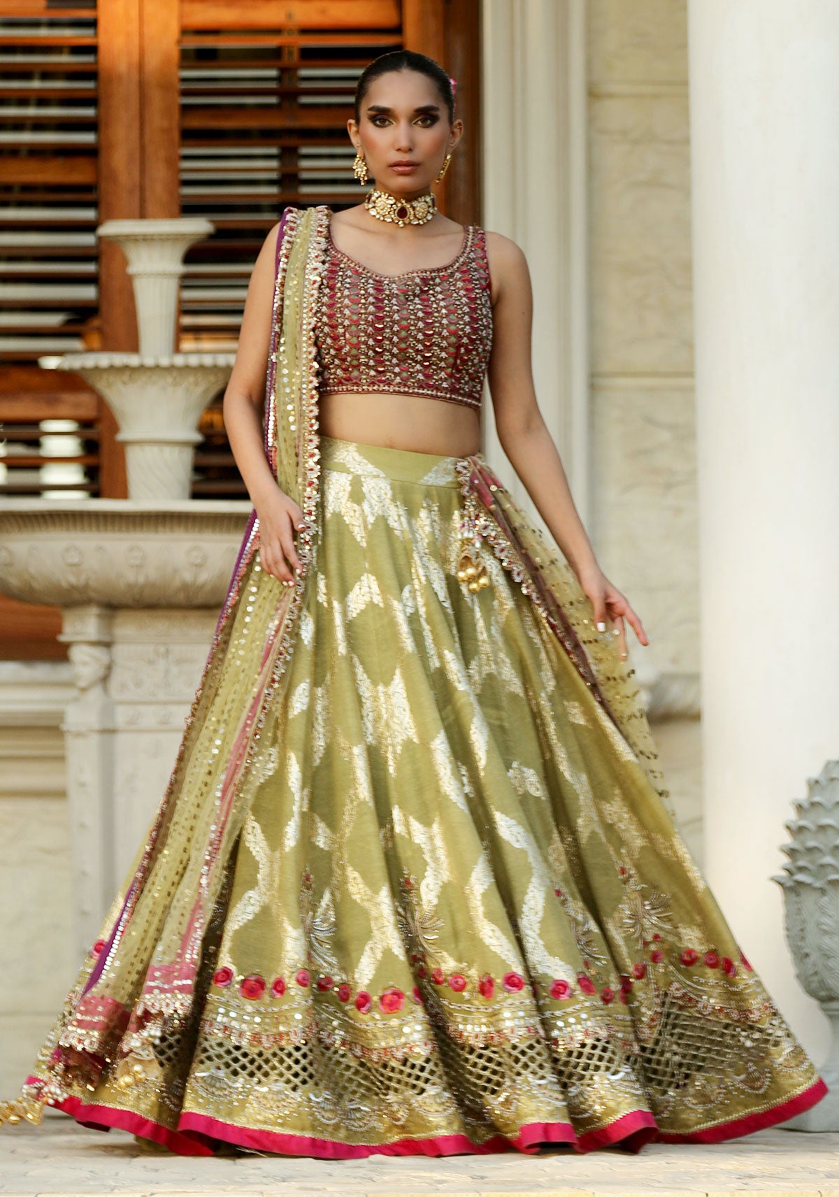 FH Mehndi Lehnga