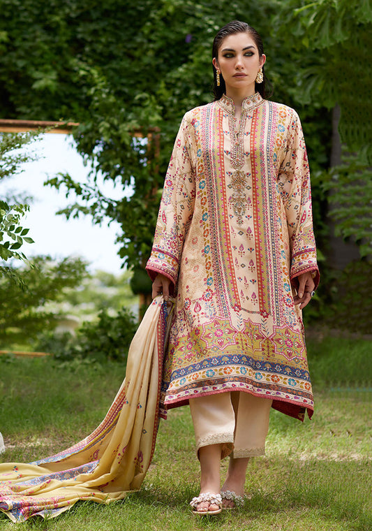 Delkash Shirt And Dupatta