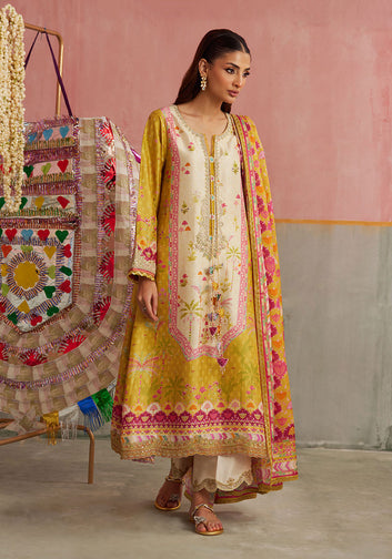 Arabella Kiwi Shirt And Dupatta