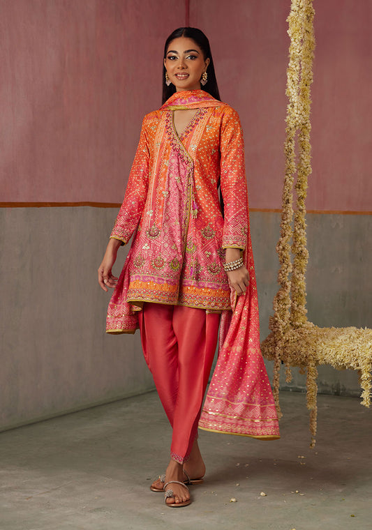 Ananya Ombre Shirt And Dupatta