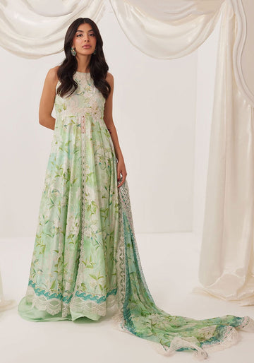 Serenelle Kalidaar and Dupatta with Sleeves
