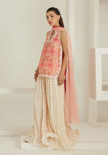Selma Short Shirt And Dupatta with Sleeves