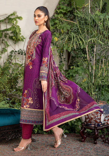 Unstitched Lawn Pret Appliqué Embroidered Outfit