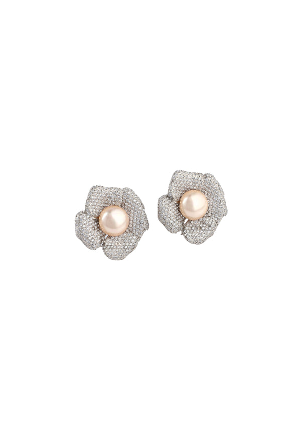 Rose Pearl Earring