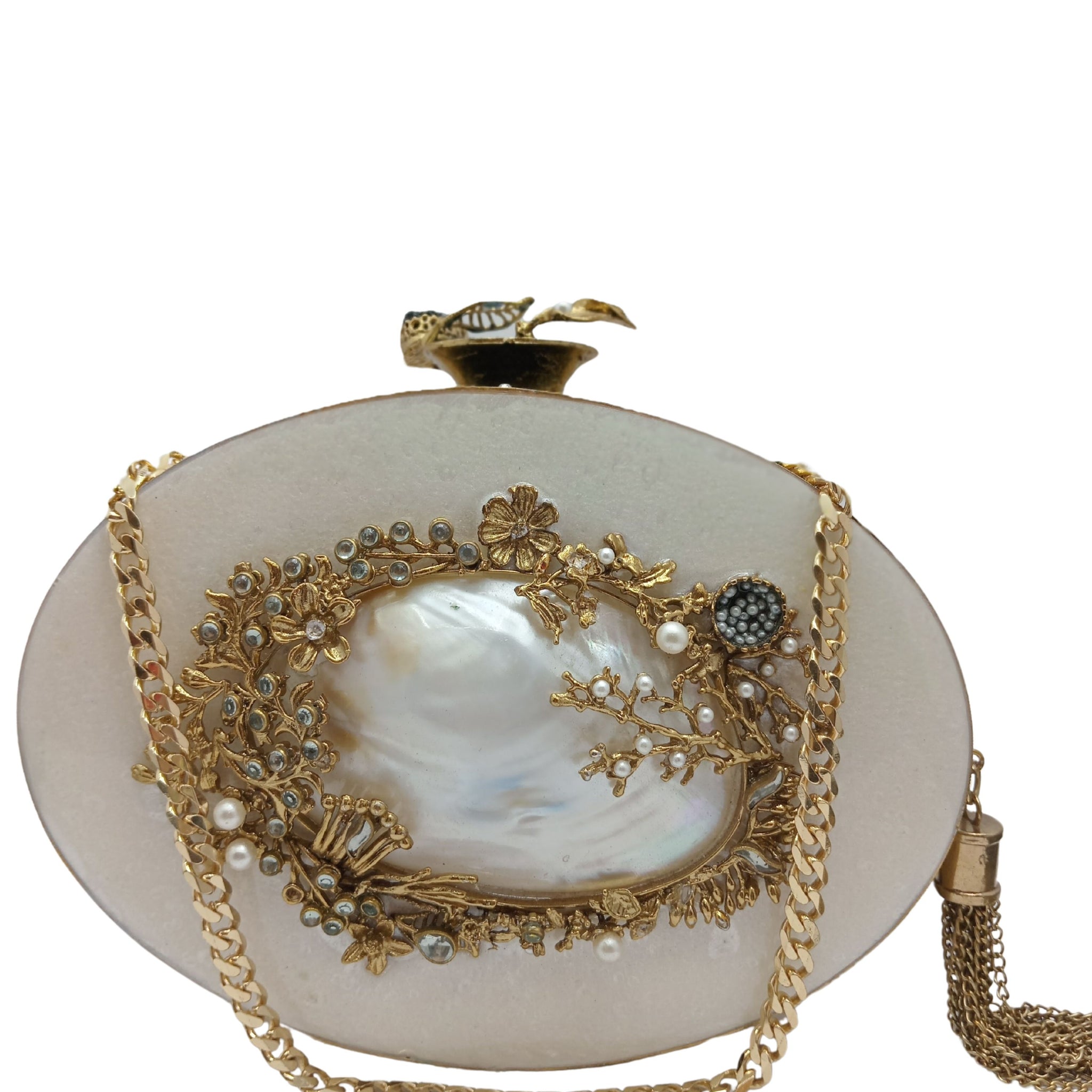 Mother of Pearl Luxury Clutch