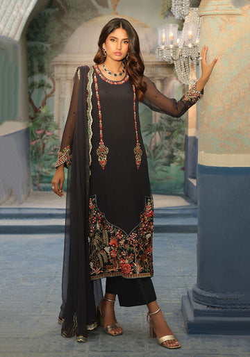 NA Black Chiffon Set