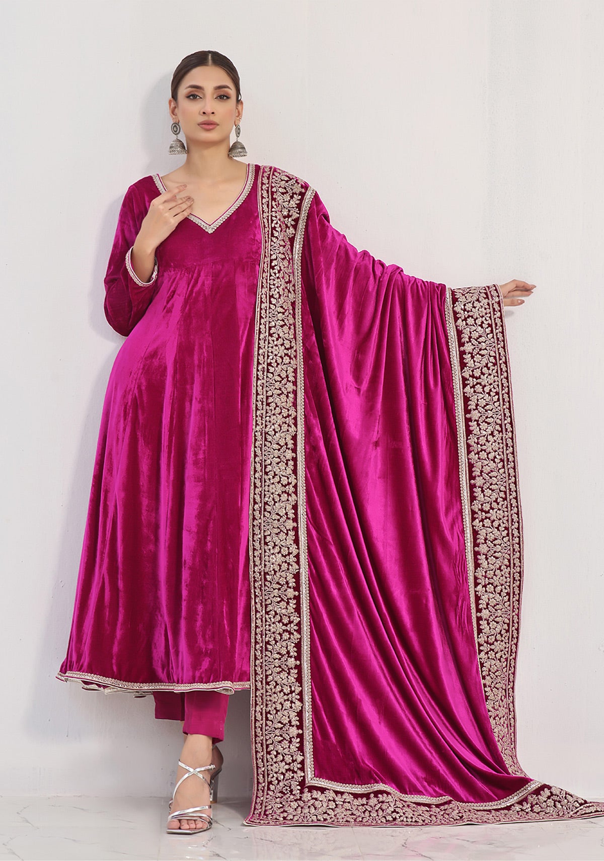 MISHAL MAGENTA SHAWL