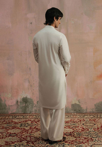 Premium Ivory Shalwar Kameez