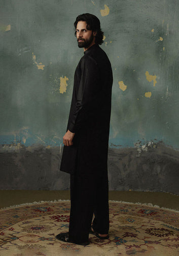 Classic Black Shalwar Kameez