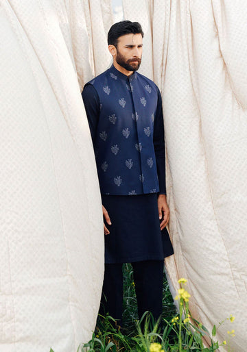 Navy Blue Waistcoat