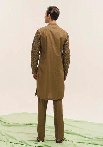Olive Green Kurta Pajama