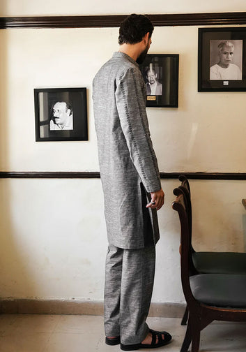 Charcoal Grey Kurta Pajama