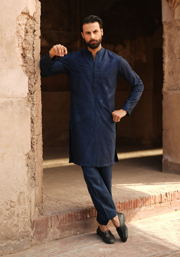 Aegean Teal Kurta Trouser