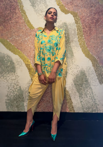 Floral Embroidered Co-ord Set