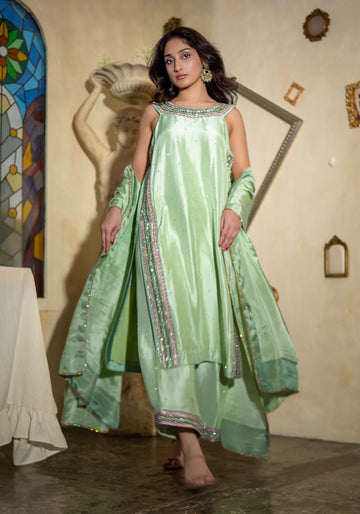 Mint Jewel with Sleeves