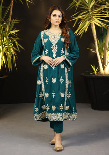 Aari Embroidery Kurta