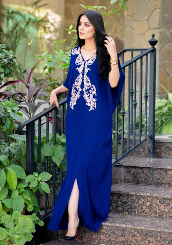 Cobalt Blue Kaftan