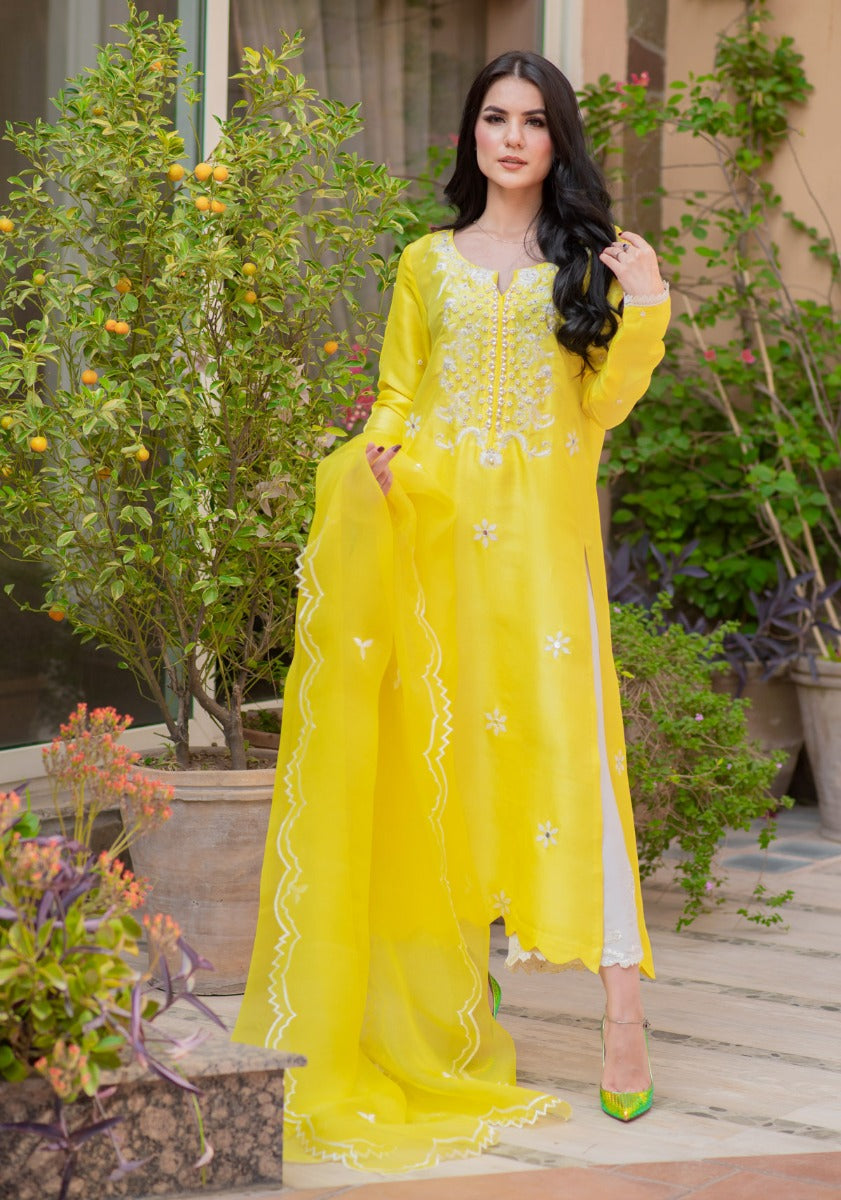 Bright Yellow Suit
