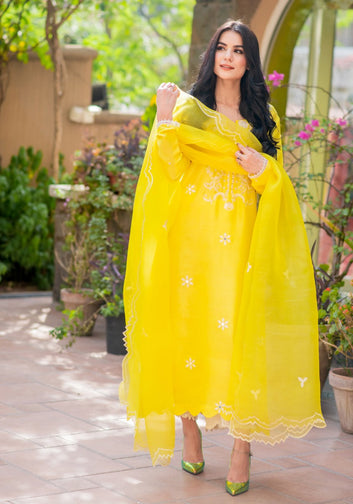 Bright Yellow Suit