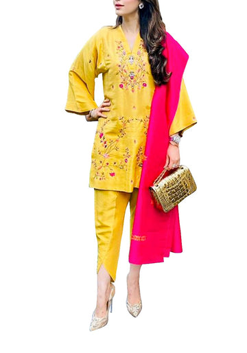 Yellow 3 Piece Suit