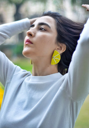 Lime Slice Earrings