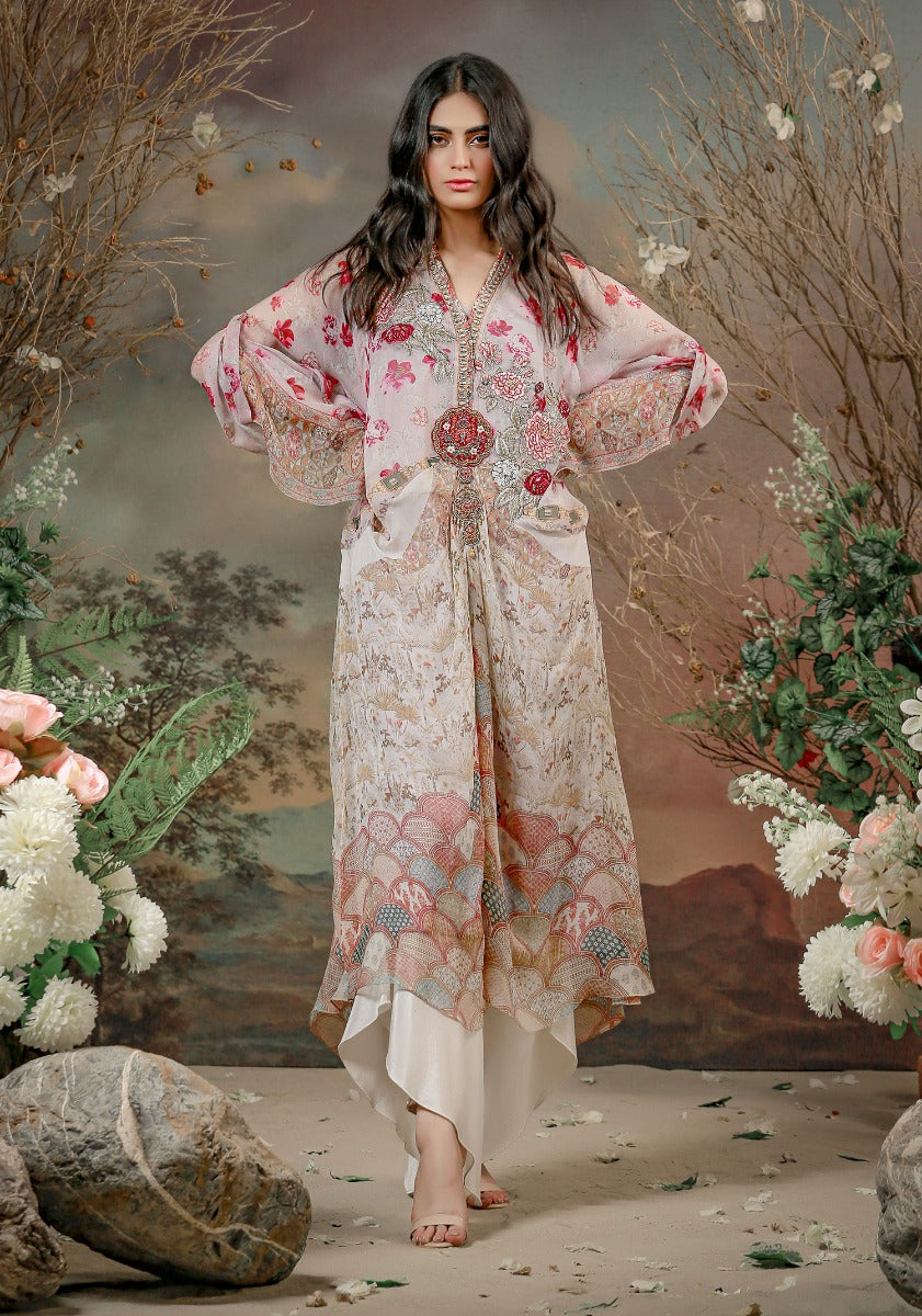 Floral Printed Kaftan