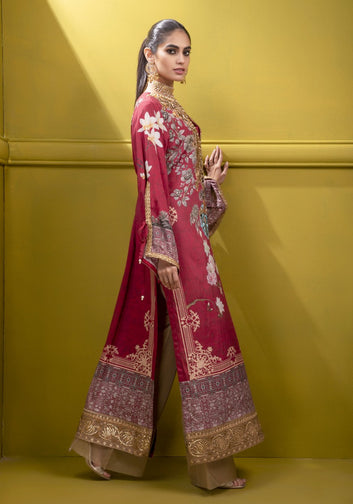 Original Shamaeel Silhouette Floral Kurta