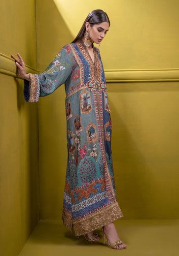 Geometrical Mughal Inspired Kurta