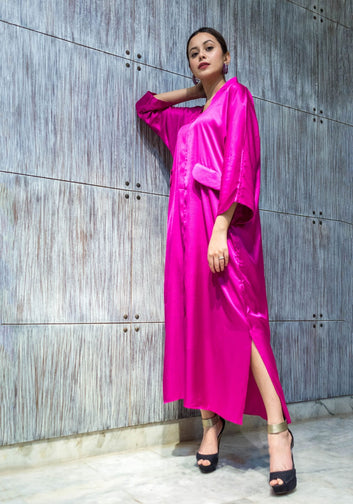 Charmeuse Silk Kaftan