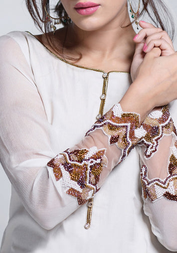 Gemma- 2 Piece with Multi Crystal Agate Style Cuffs