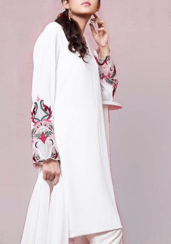 Jolie - 2 Piece with Rose Hue Embroidered Set