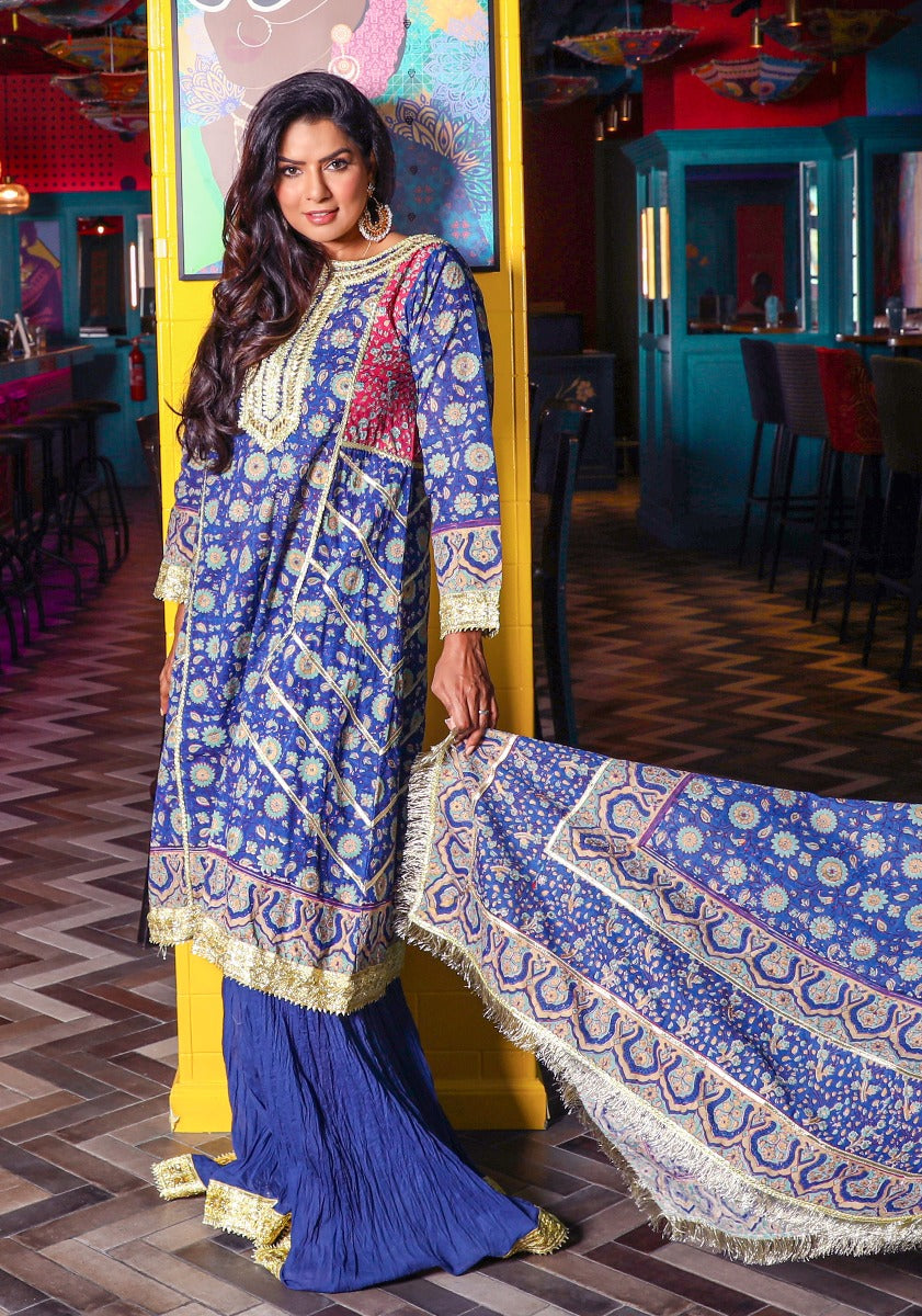 Blue Colored kurta