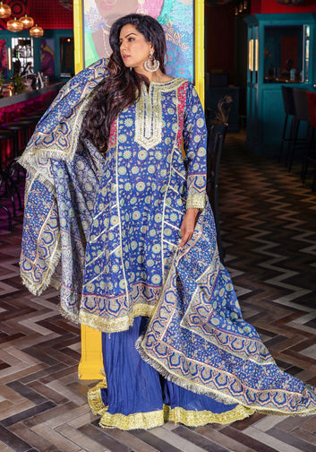 Blue Colored kurta